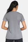 Zelocity Easy Movement Quick Dry T-Shirt - Grey Blue — thumbnail 3